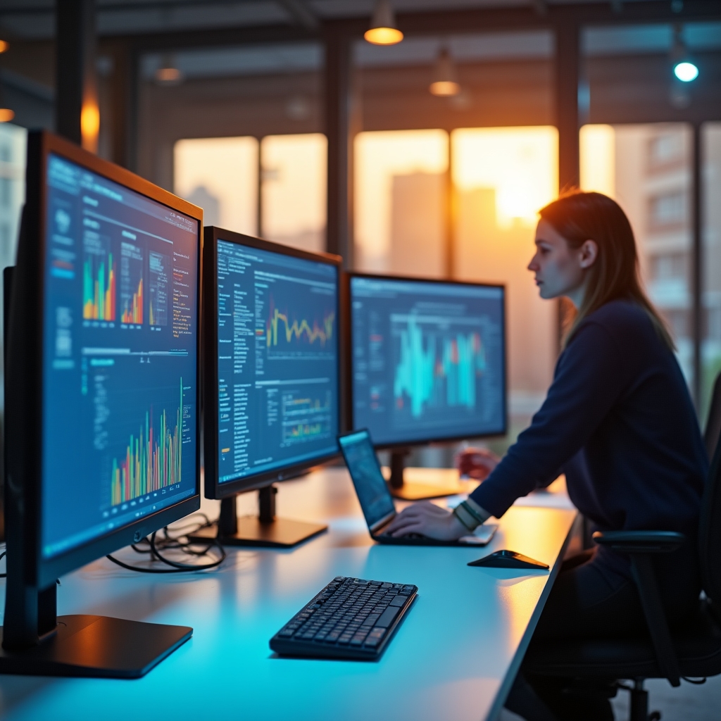 Sistema di feedback clienti visualizzato su schermo moderno
